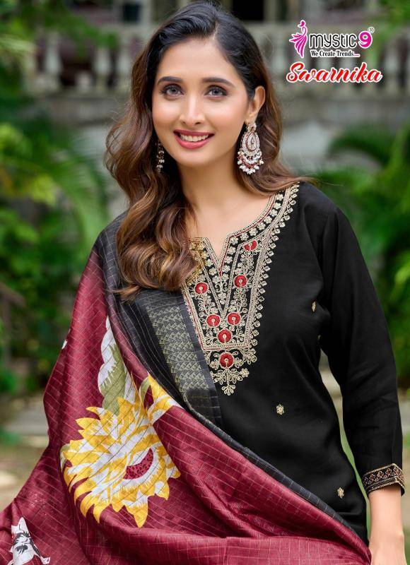 Mystic9 swarnika vol 1 Wholesale Kurti market